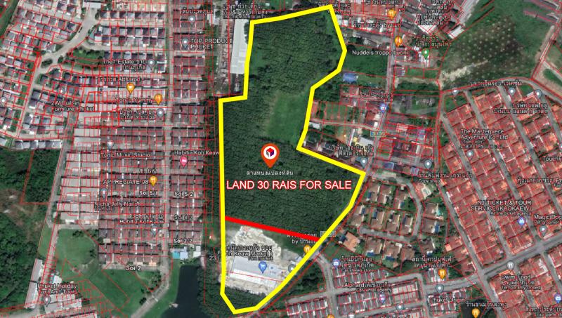 Land for sale/investment 30 rais near British International School Phuket