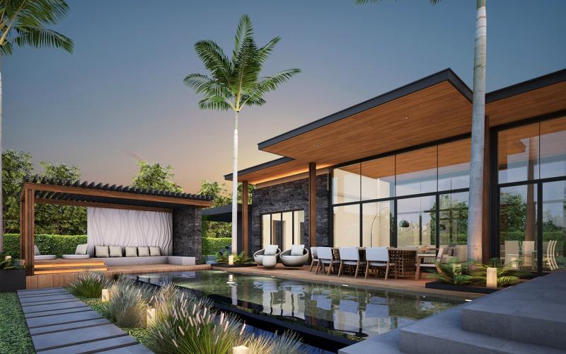 Tropical modern pool villa in Villa Suksan Rawai
